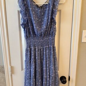 Altar'd State Blue Floral Mini Dress